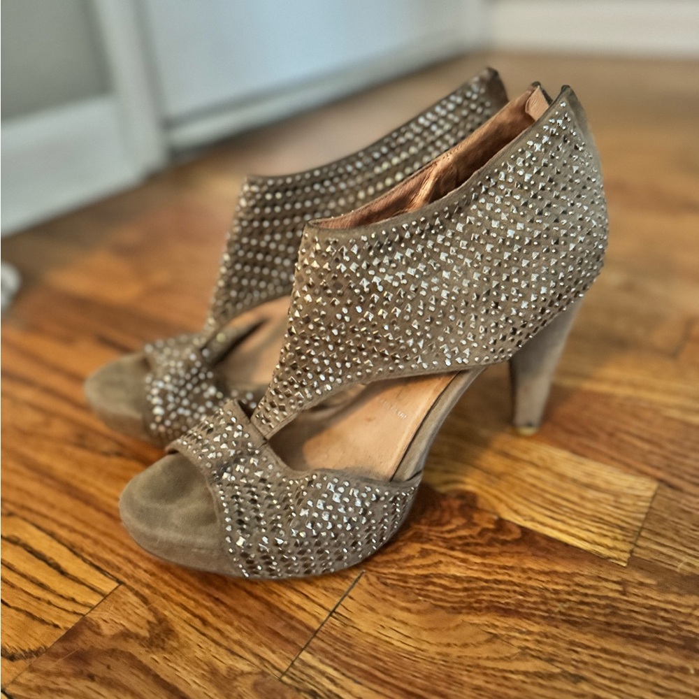 Jeffrey Campbell Silver Studded Heel